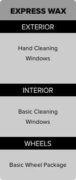 Vehicle Class A - Express Wax